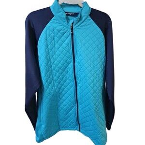 Harlestons Quilted Full Zip Golf Jacket NWOT SZ XXL